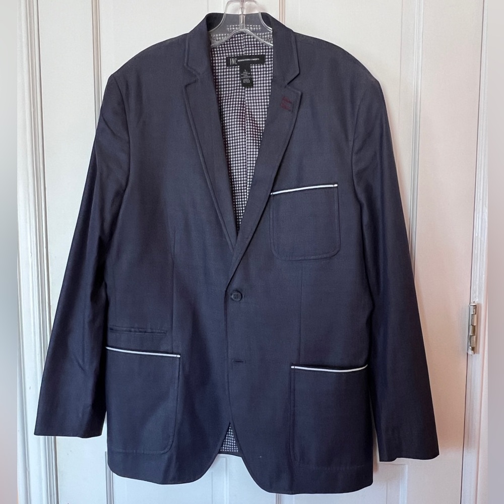 INC International Concepts Blue and White Sport Coat